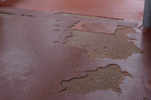 Costly repairs will be needed if damaged flooring is ignored