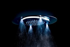 3-	Synergy multifunctional shower head, with inner part in DuPont™ Corian®