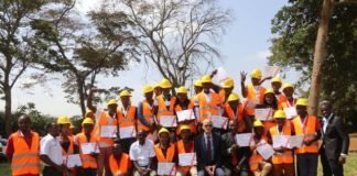 Tatu City releases first batch of artisans to take up construction jobs