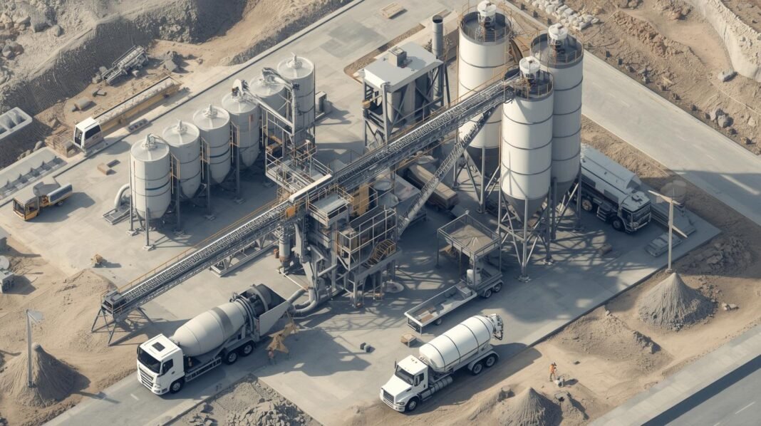 How a concrete batching plant works