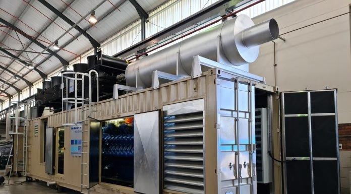 Zest WEG constructs large diesel generator for South African miner