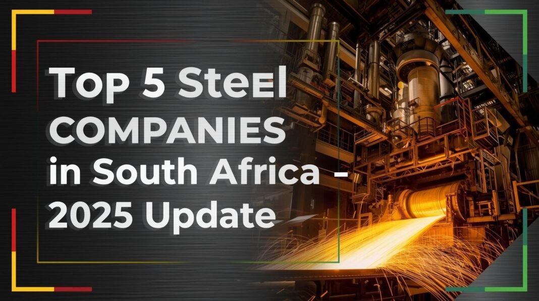 Discover the top 5 steel companies in South Africa in 2025. Explore key players like ArcelorMittal, Scaw Metals, Coega Steels and more, their challenges, growth strategies, and outlook in a changing industry.