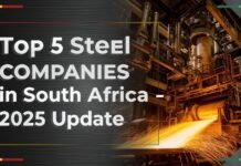 Top 5 Steel Companies Dominating South Africa’s Market in 2025 Discover the top 5 steel companies in South Africa in 2025. Explore key players like ArcelorMittal, Scaw Metals, Coega Steels and more, their challenges, growth strategies, and outlook in a changing industry.
