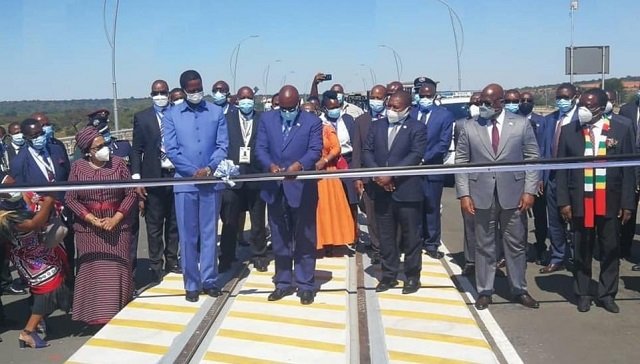 Kazungula bridge ribbon cutting 