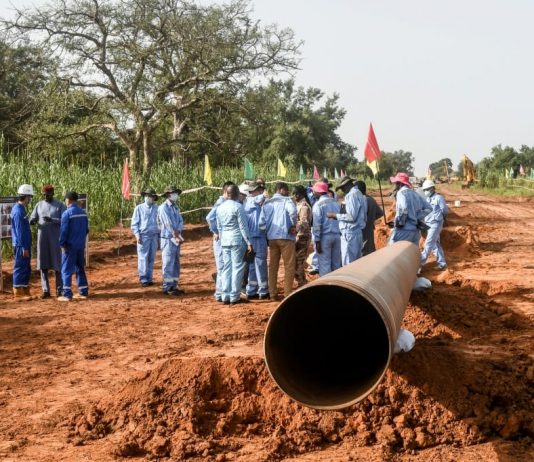 Africa's longest oil pipeline 30% complete