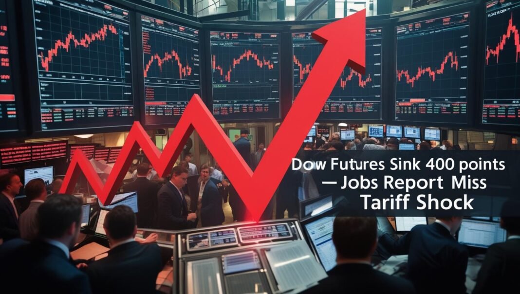 Dow Futures Sink Over 400 Points