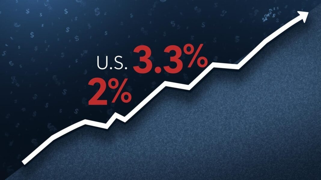 U.S. Economy Expands 3.3% in Second Quarter