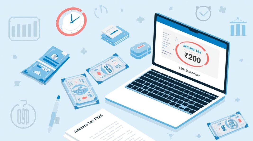 Advance Tax FY26 Deadline Ends Today