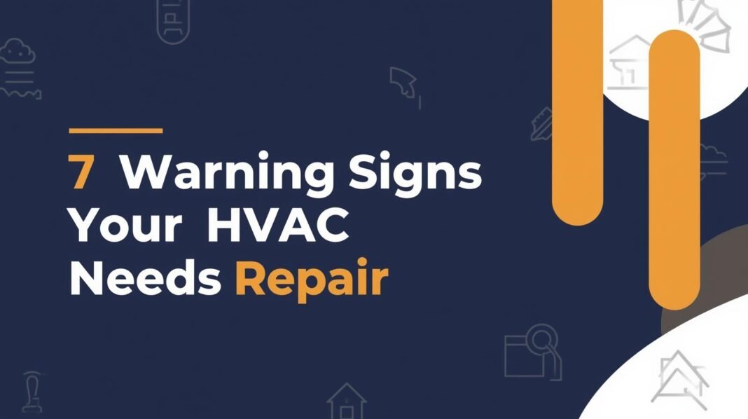 Signs Your HVAC System Needs Immediate Repair