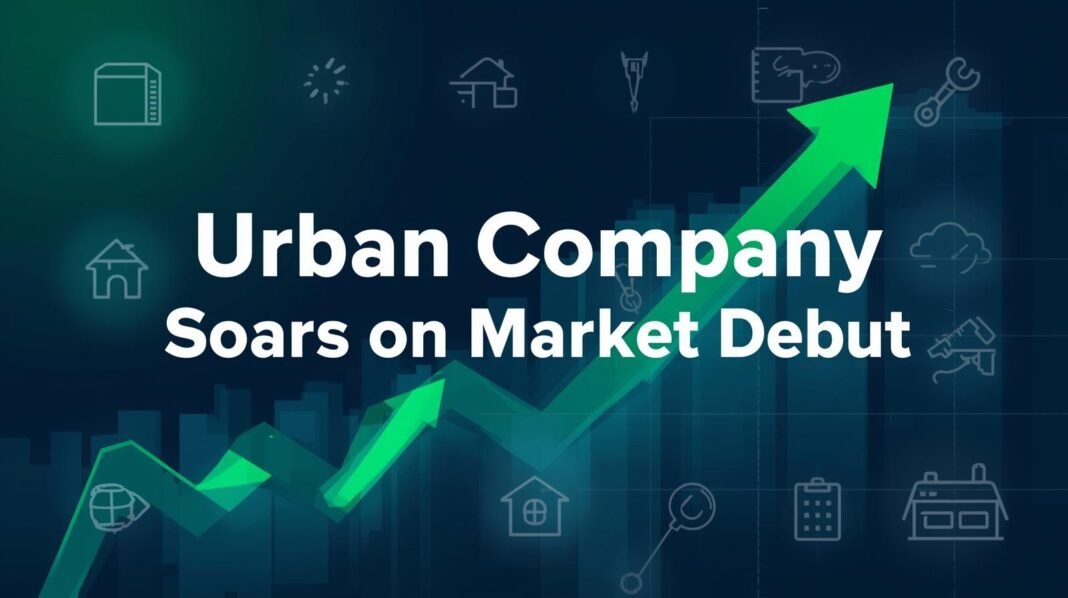 Urban Company Shares Soar on Market Debut