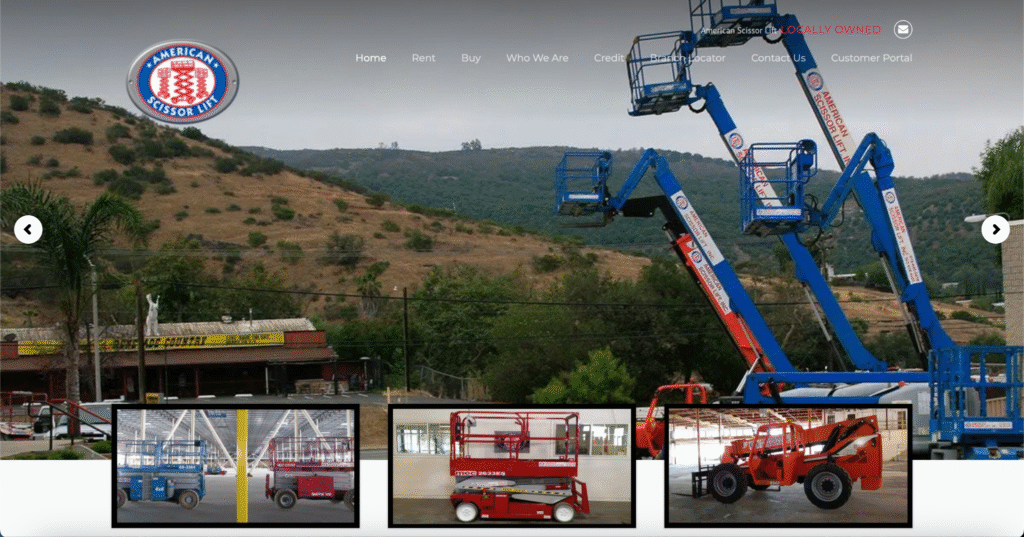aerial equipment rental companies