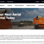 JLG aerial equipment