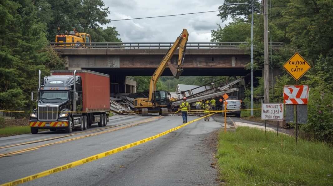 South Morrill Road Bridge in Osage County Closed