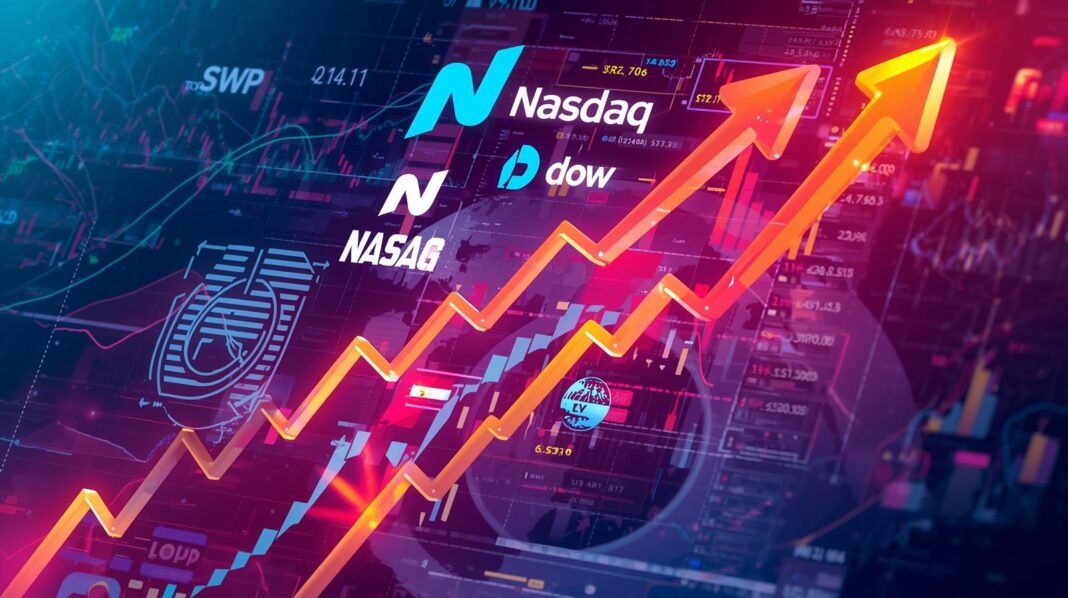 US Stocks Rally Despite Rocky Month Nasdaq, Dow, S&P Climb