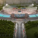 Cairo-International-Stadium LED lights