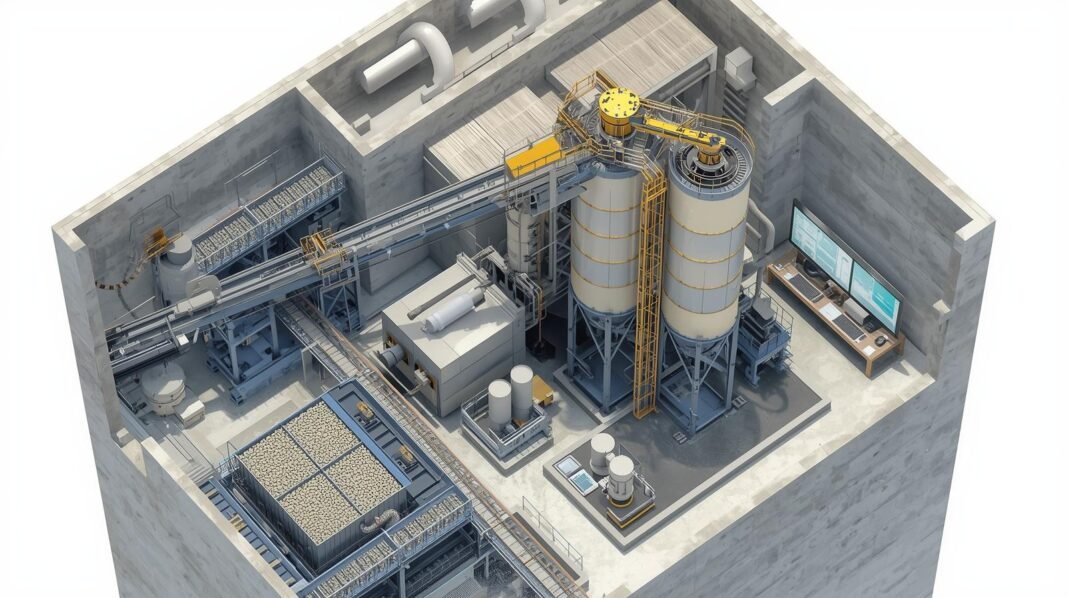 Inside a Modern Concrete Batching Plant