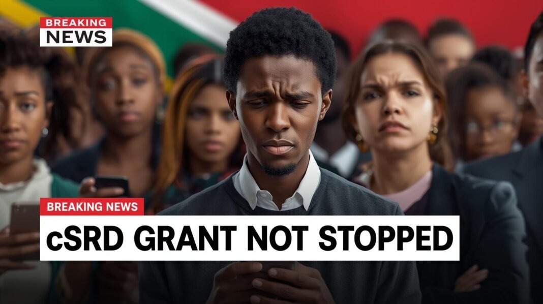 COVID-19 Social Relief of Distress (cSRD) Grant