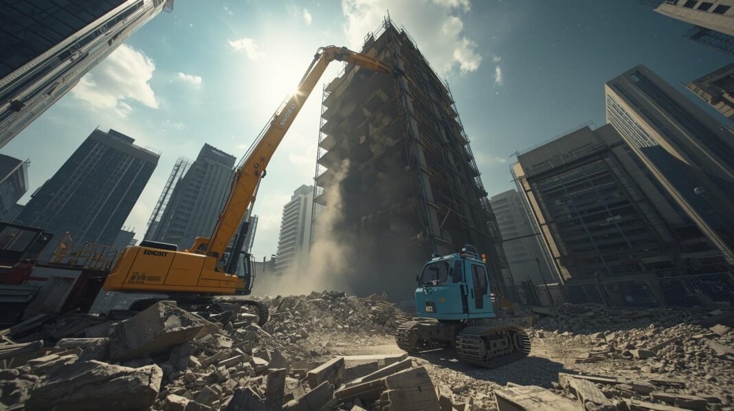 high-reach-excavators-and-robotics-in-demolition