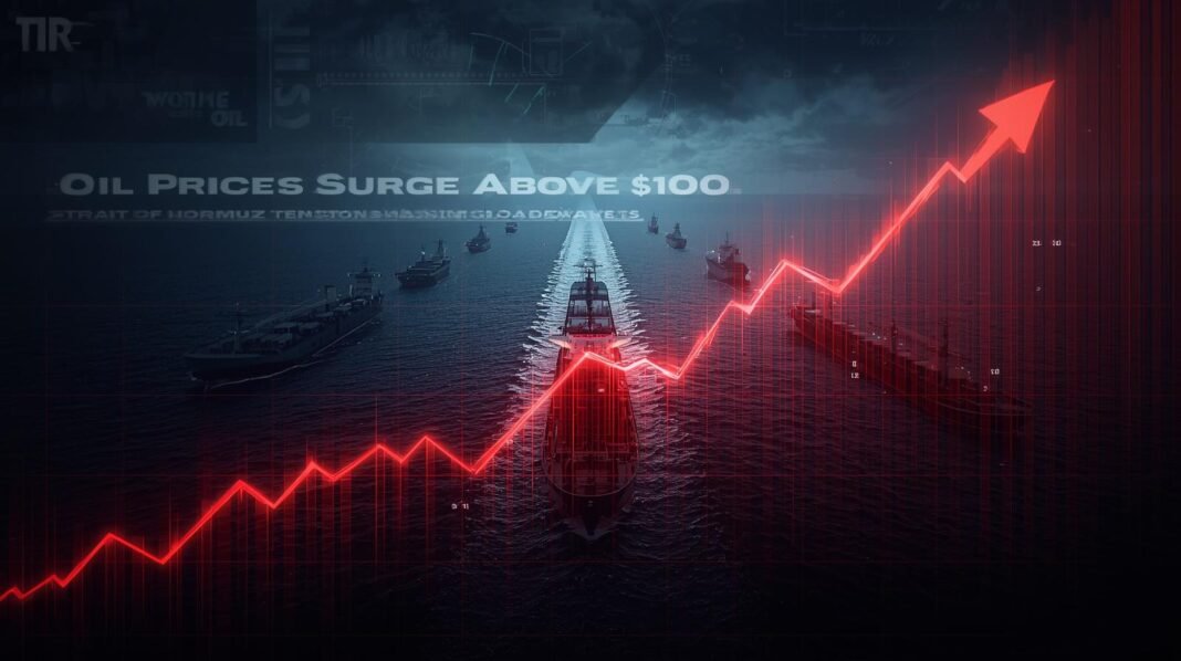 Oil Prices Surge Above $100 as US Plans Blockade on Strait of Hormuz
