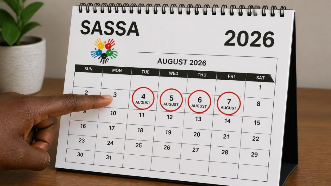 SASSA Announces August 2026 Payment Dates