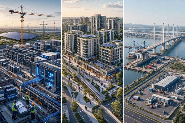 Three Sectors Driving Global Construction Growth in 2026