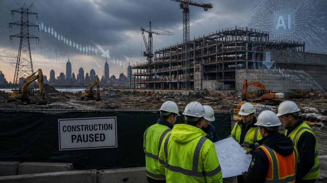 Wall Street's AI Infrastructure Boom construction new york