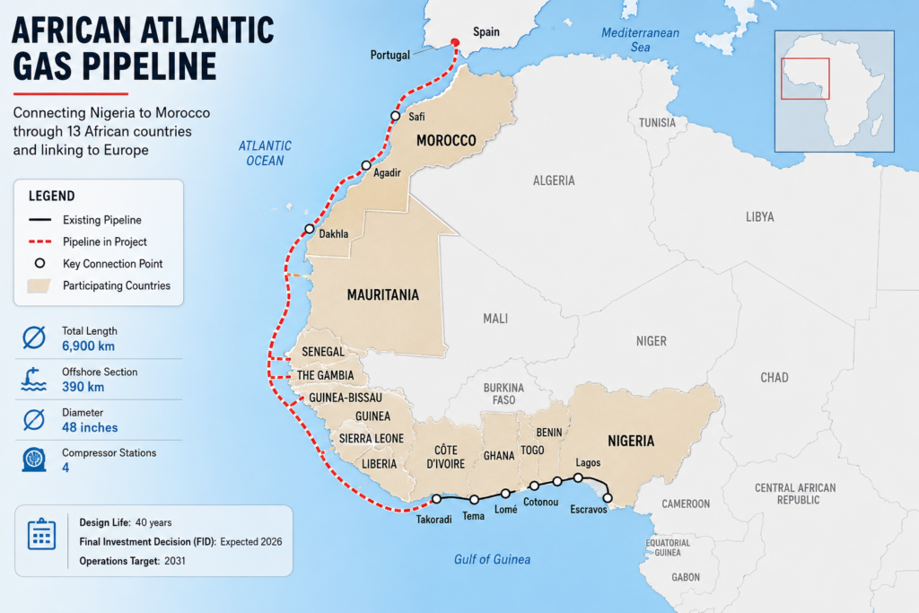 morocco gas pipeline