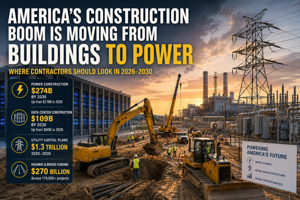 America's Construction Boom Is Moving From Buildings to Power