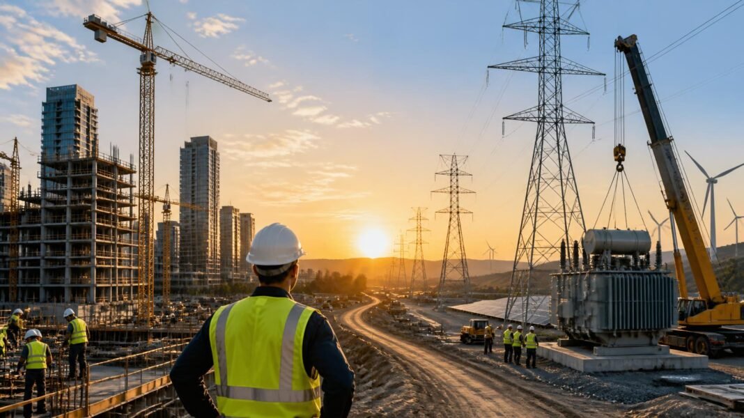 America's Construction Boom Is Moving From Buildings to Power