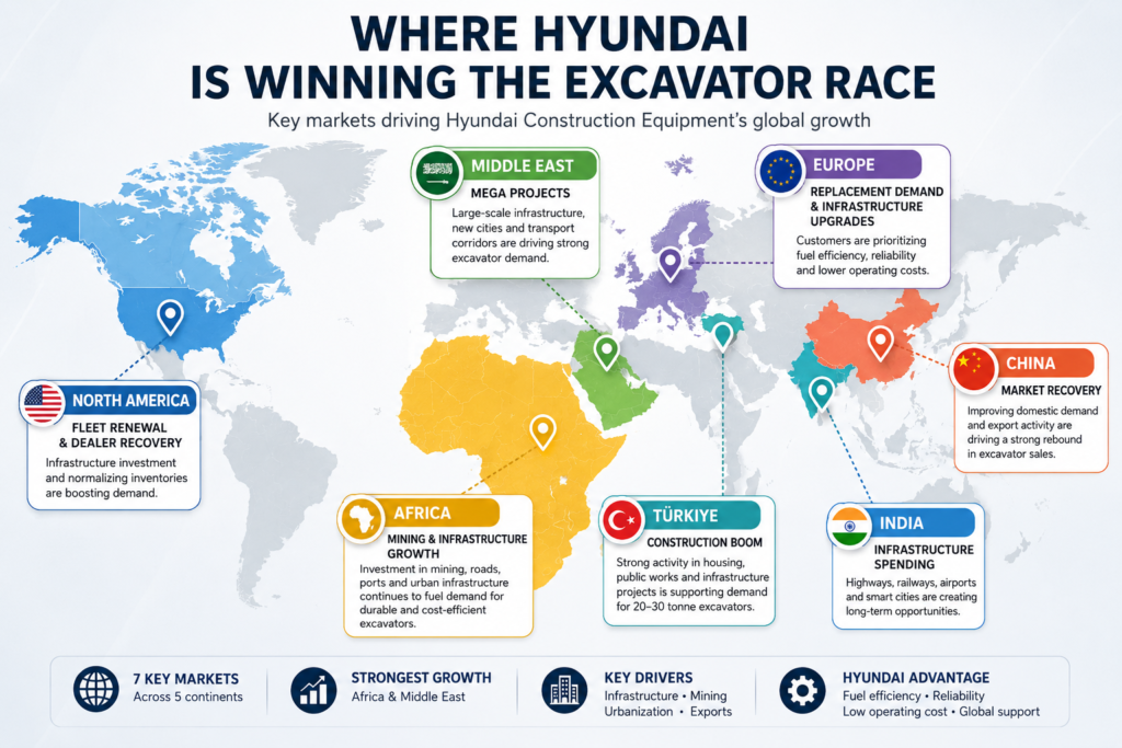 Where Hyundai Is Winning the Excavator Race